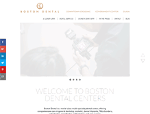 Tablet Screenshot of bostondental.com